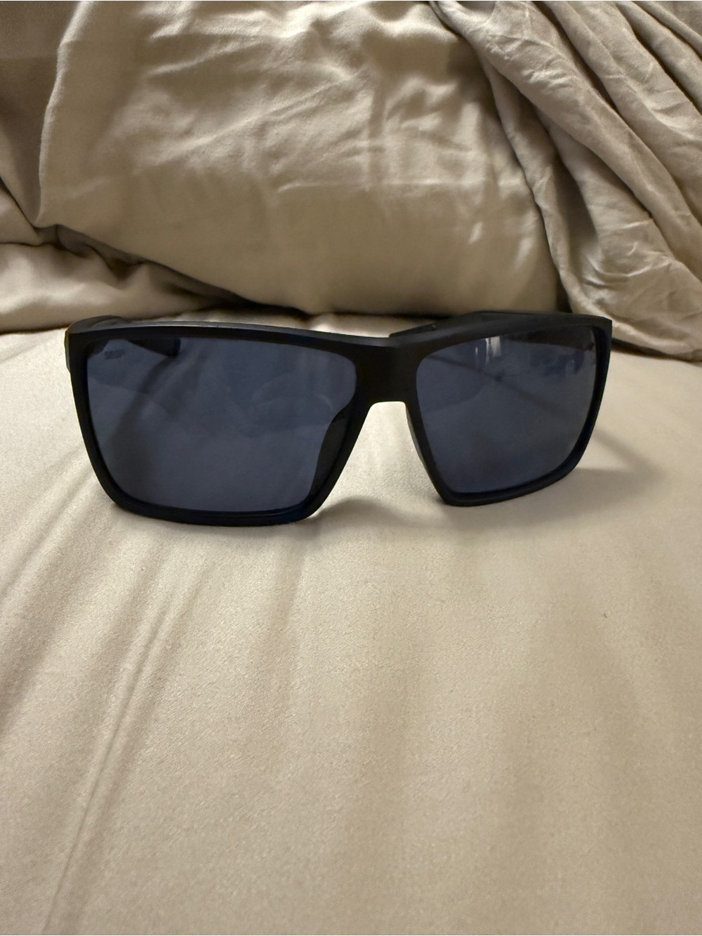 Costa Men’s Rincon Rectangular All Black Sunglasses